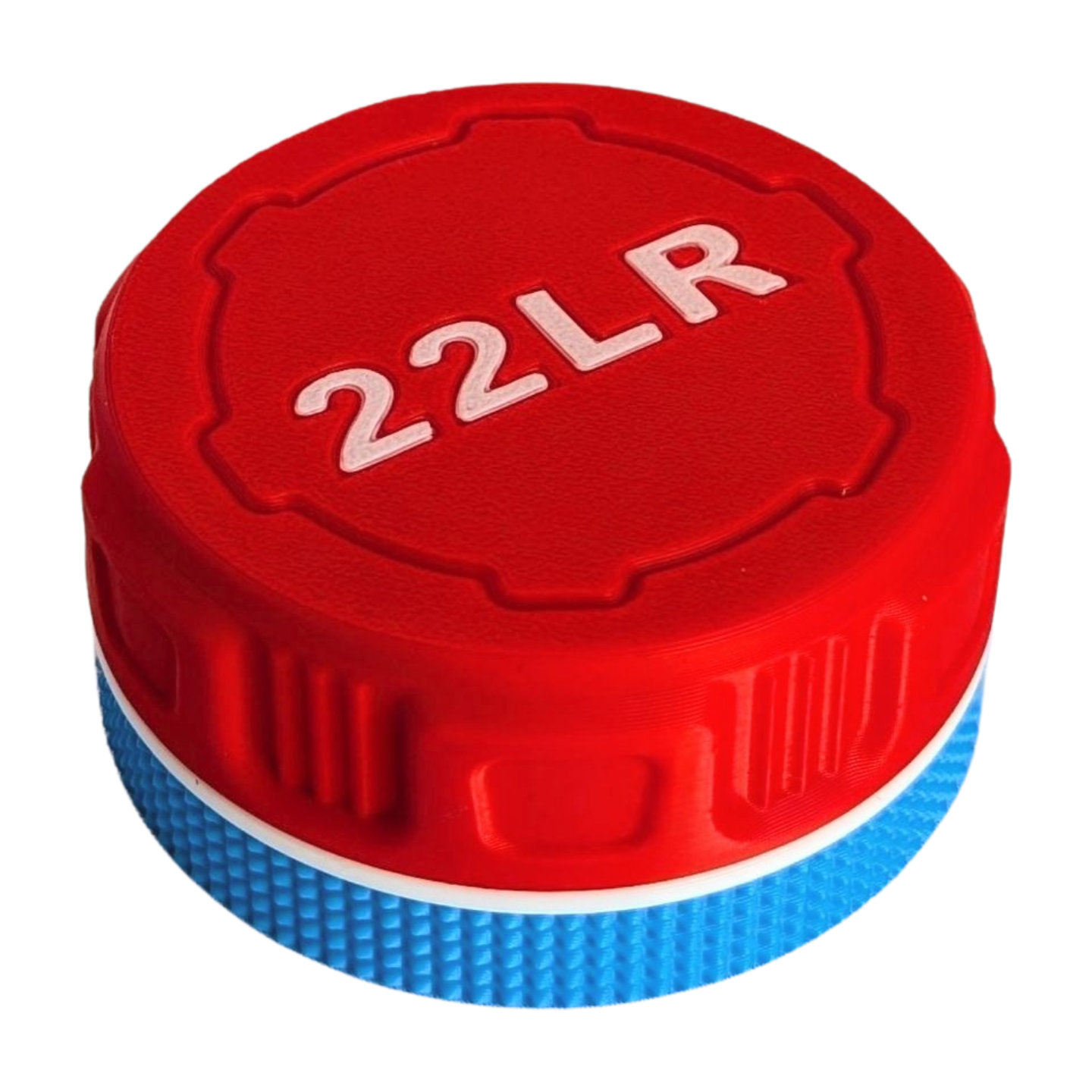 Boîte à munitions 22LR Bleu Blanc Rouge