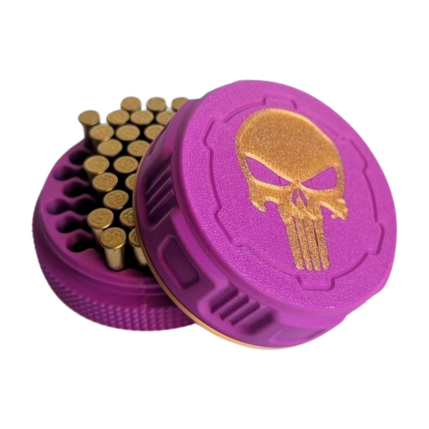 Boîte à munitions 22LR Fuchsia Dorée