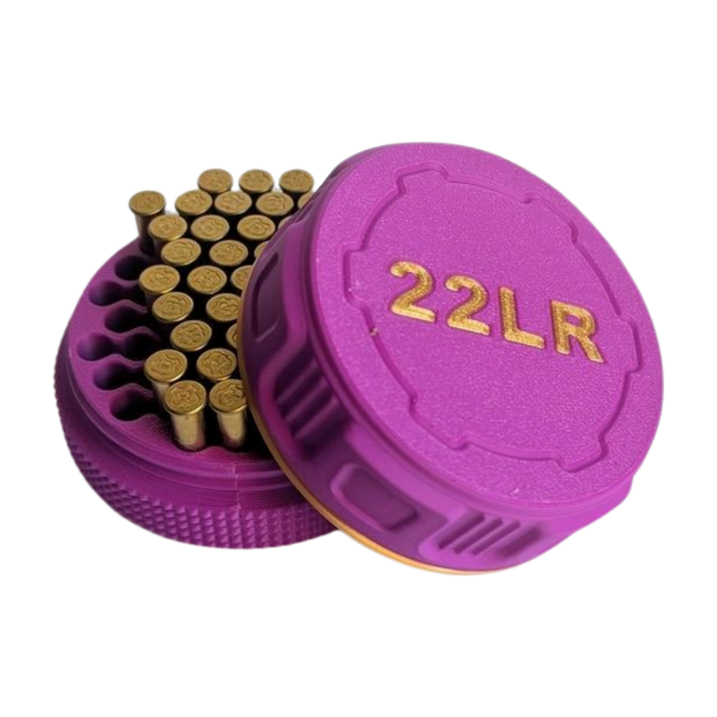Boîte à munitions 22LR Fuchsia Dorée