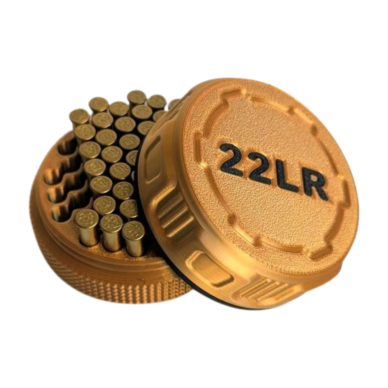Boîte à munitions 22LR Dorée Noire
